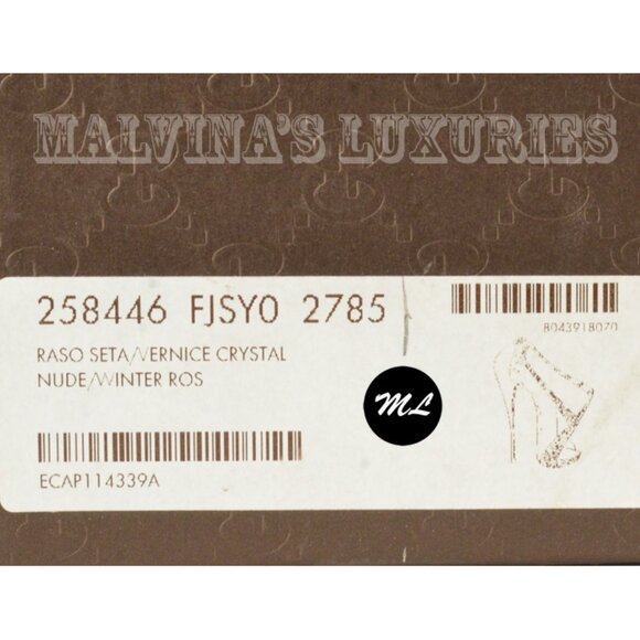 GUCCI SHOES NUDE SOFIA ETOILE CRYSTAL PLATFORM SANDALS sz 39.5 9.5 - Picture 12 of 12